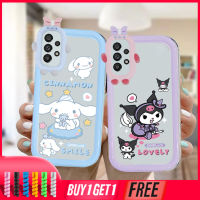 เคส Samsung A03 A51 A32 A13 A52 A12 A22 M22 M32 A04S M23 F23 A23 A03S A50 A02S A20 A50S A30S A52S A30 M12 A125 A13 Life F12 M10S M40S A515F M02S A025 F02S หูยาวกระต่าย Monster นิ่มสำหรับเลนส์เคส