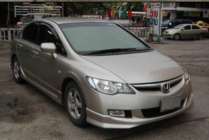 สเกิร์ตรอบคัน-รอบคัน-civic-2006-2008-2009-ทรงm-dulo-พลาสติกabs-งานดิบไม่ทำสี