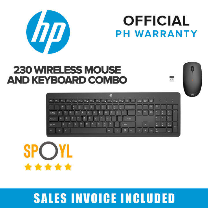 HP 230 Wireless Mouse and Keyboard Combo Spoyl store Lazada PH