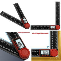 200-300มิลลิเมตรดิจิตอลเมตรมุม Inclinometer มุมไม้บรรทัดดิจิตอลอิเล็กตรอน Goniometer ไม้โปรแทรกเตอร์มุม Finder เครื่องมือวัด