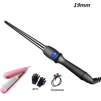 2020 Package sale LCD single cone hair curlers horn head pear electric wave wave perm rod does not hurt power generation coil