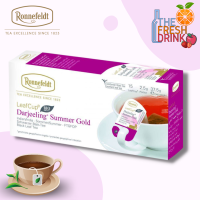 Ronnefeldt LeafCup Darjeeling Summer Gold โรเนอเฟลท์ ชา ลีฟ คัพ ดาร์จีลิ่ง ซัมเมอร์ โกลด์ (ชาดำ) 15x2.2g