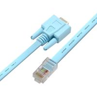 5ft 9Pin DB9 Serial RS232 to RJ45 Cat5 Ethernet Console Rollover Cable for Cisco