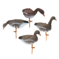 Serally 4Pcs Outdoor Full Size Goose Hunting Decoy 3D Target Garden Lawn Decor