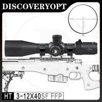 DISCOVERY HT 3-12X40SF FFP (ของแท้ใหม่เอี่ยม,2023รุ่นใหม่) สายตาโลหะซูมซูมสายตา HD ป้องกันการกระแทกข้ามนก Finder AAA คุณภาพ Metal Sights HD Zoom Anti-shock Cross Bird Sight