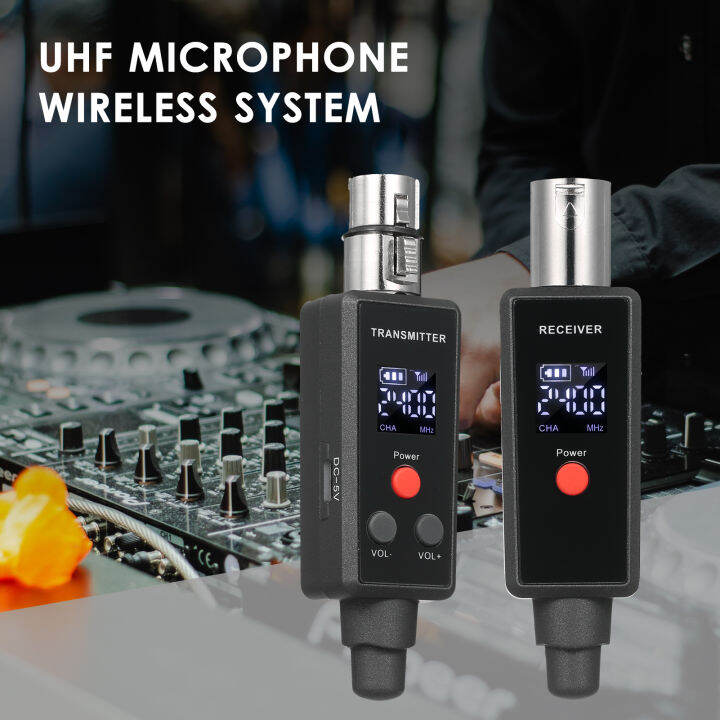 BO YIN UHF Microphone Wireless System Moving Coil/Capacitor Microphone