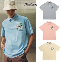 MALBON เสื้อกอล์ฟแขนสั้นผู้ชาย,เสื้อยืด23ฤดูใบไม้ผลิและฤดูร้อนดูดซับเหงื่อเคสระบายความร้อนกีฬาสันทนาการเสื้อโปโลมืออาชีพ