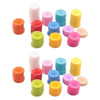 Generic DIY Random Color Set of 200 Sewing Buttons Craft for Kids DIY Toys, Plastic, Random Color, 20mm