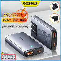 Baseus 65W GaN5 Pro Charger ชาร์จเร็ว Type-C อะแดปเตอร์ USB CN EU UK ปลั๊กชาร์จแบบพกพาสำหรับเดินทาง PD แล็ปท็อป iP 14 13 12 แท็บเล็ตชาร์จเร็ว Huawei