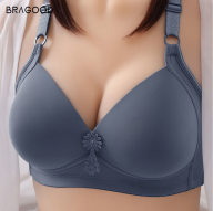 BRAGOOD Áo Ngực Ngực Ngực Lớn Cỡ Lớn Đơn Giản Và Thoải Mái Thu Gọn Ngực thumbnail