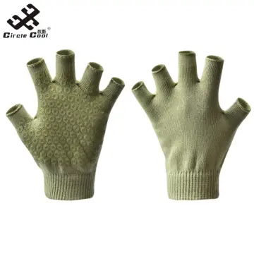 Yoga Gloves Non-slip Training Gloves Winter Sports Half Finger