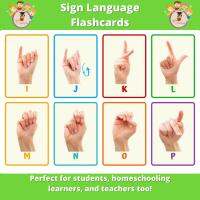 [COD] บัตรคำศัพท์ Sign Language