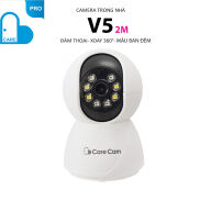 Camera CARECAM V5 Xoay 360 Độ Full HD 2.0MP 1080p- Đàm Thoại 2 Chiều