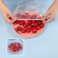 【hot】 Food grade disposable plastic wrap bag bowl elastic mouth food refrigerator