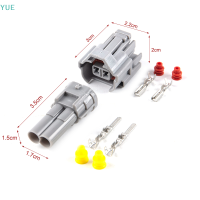 ?【Lowest price】YUE 2 PIN Denso ในชื่อ EV1 US Car EV6 Fuel Injector กันน้ำชายหญิง Connector HOUSING Fuel injection nozzle plug 6180-2405 6189-0553