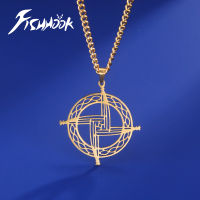 Fishhook St Brigid Day Cross สร้อยคอไอร์แลนด์ Supernatural Chain Amulet สำหรับผู้หญิง Man คริสเตียนศาสนา Gothic แฟชั่นเครื่องประดับ