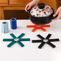 Anti-Hot Foldable Heat Resistant Placemat Dining Table Mat Plastic Insulation Coaster Pads for Pan Pot Bowl Holder