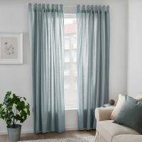 Curtains with tie-backs, 1 pair, 140x250 cm.