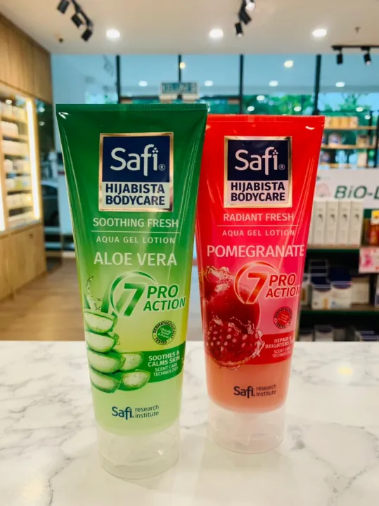 SAFI HIJABISTA BODY CARE ALOE VERA/POMEGRANATE 180ML Lazada