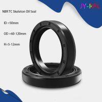 Black NBR TC/FB/TG4 Skeleton Oil Seal ID 50mm OD 60-120mm Thickness 5-12mm Nitrile Butadiene Rubber Gasket Sealing Rings Gas Stove Parts Accessories