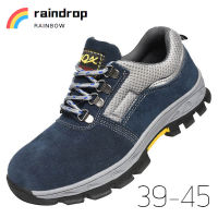 ?raindrop?นำเข้า?! บู๊ทเซฟตี้? หัวเหล็ก พื้น PU/TPU เสริมเหล็ก บู๊ตเซฟตี้ บู๊ทนิรภัย บู๊ตนิรภัย รองเท้าเซฟตี้ Safety boots?work shoes