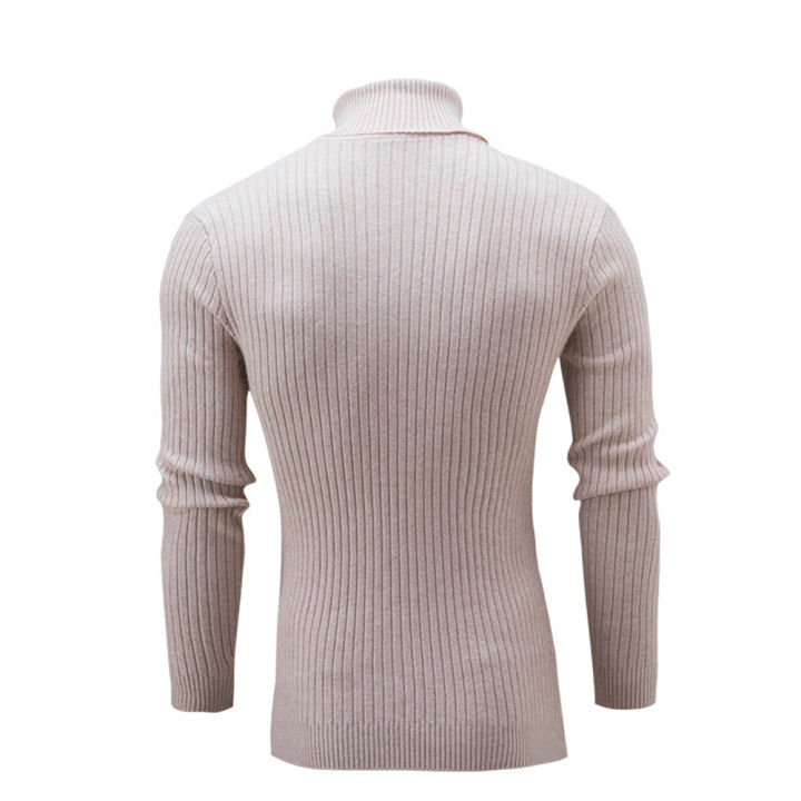 hnf531-fashion-men-turtleneck-solid-color-long-sleeve-knitted-sweater-pullover-top