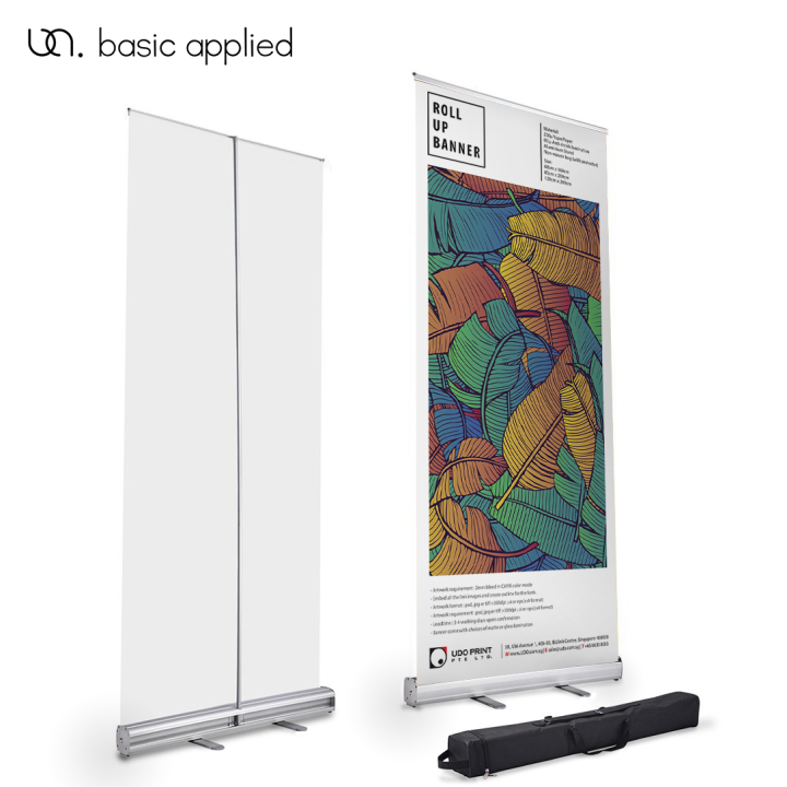 Roll Up Banner Stand Pull Up Banner Stand Portable Promotional