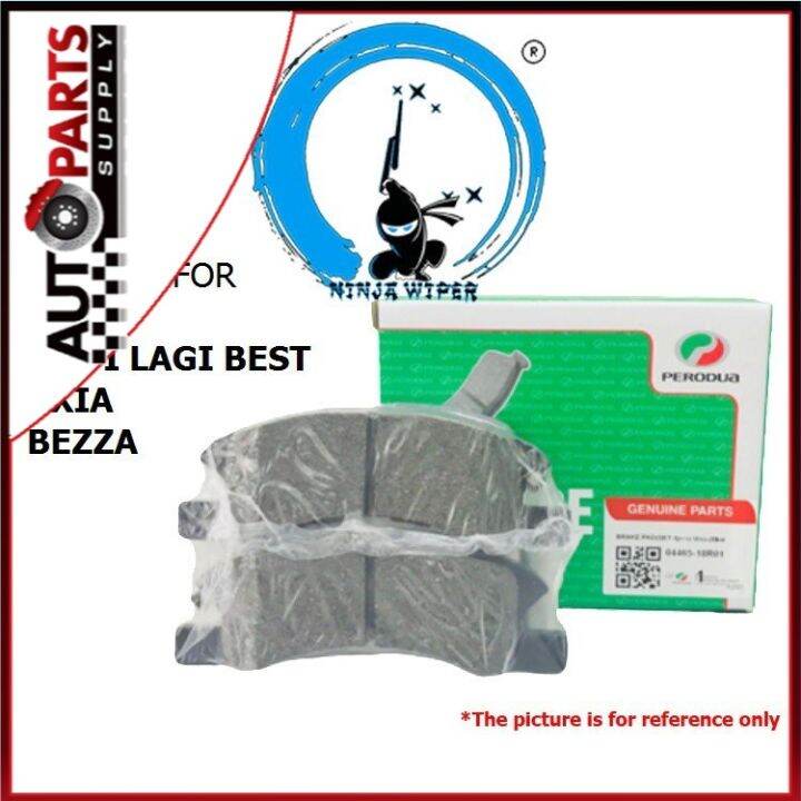 100% ORIGINAL PERODUA BRAKE PAD FRONT SET FOR PERODUA MYVI LAGI BEST ...