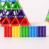 (ร้อน) ASWJ Magnetic Sticks 75150200280Pcs DIY Magnetic Building Blocks ชุดเด็กของเล่นเพื่อการศึกษาเด็กของเล่นแม่เหล็กอิฐ