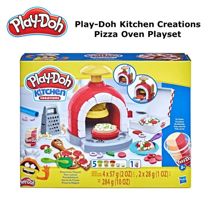 Play Doh PlayDoh Stamp 'n Top Pizza Oven Toy with 5 Non-Toxic PlayDoh Colors  Play-Doh Colors, Play Doh Clay & Dough Toys for Kids, Boys and Girls