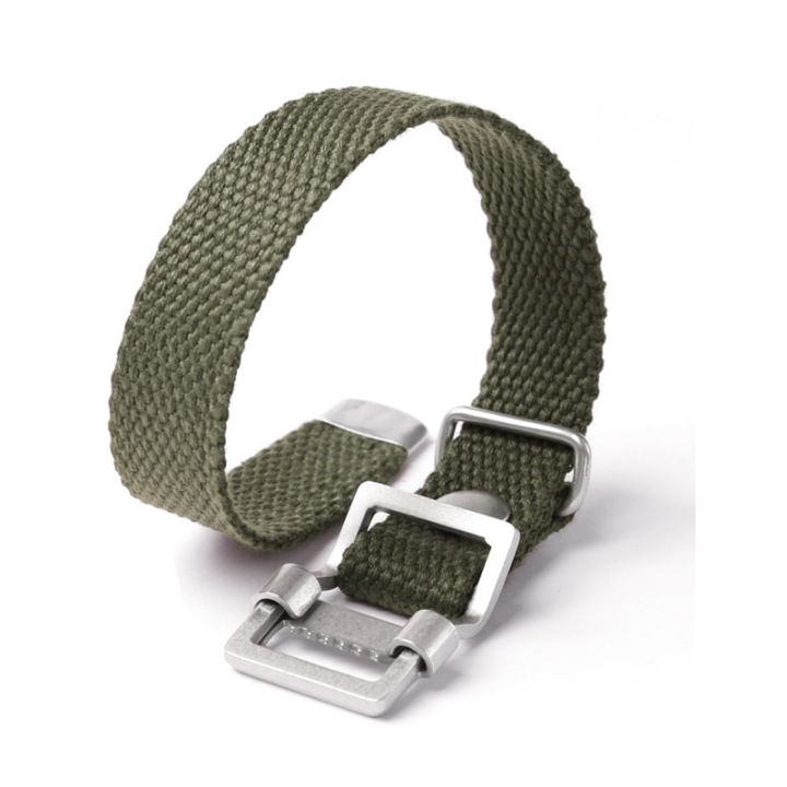 new-design-nato-strap-20mm-22mm-canvas-watch-band-texture-wristband-green-khaki-replacement-strap-for-man-watch-gift