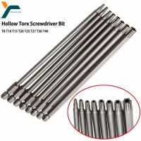 8Pcs Torx Screwdriver Bit 1/4 39; 39; Shank Hex Wind Drill Head 150mm 200mm Screw Wrench Magnetic Star T8 T10 T15 T20 T25 T27 T30 T40