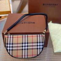 2023 new Burberry Classic canvas plaid Shoulder Bags for Women Cute Hobo Tote Handbag Mini Clutch Purse with Zipper Closure