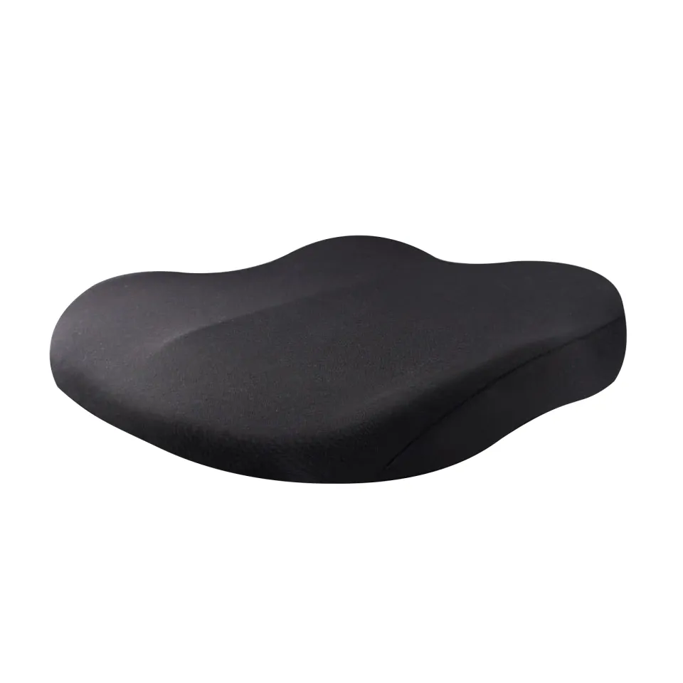 Leather Car Memory Foam Heightening Seat Cushion for Short People  Driving,Hip(Co