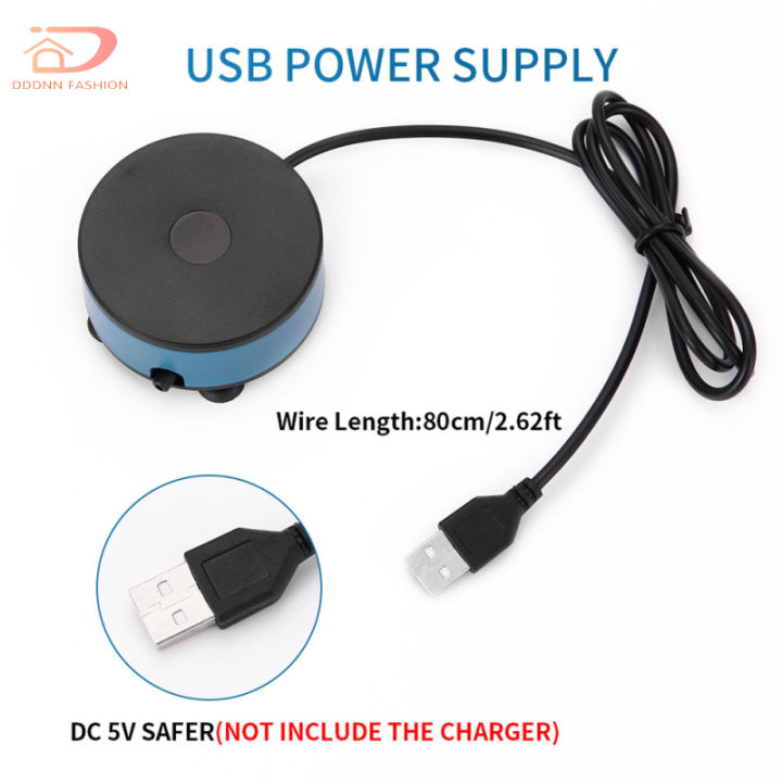 เครื่องให้ออกซิเจนถังปลาขนาดเล็กปั๊มลมสำหรับตู้ปลา-dc-5v-usb-ขนาดเล็กแบบพกพาคอมเพรสเซอร์ปั๊มออกซิเจน