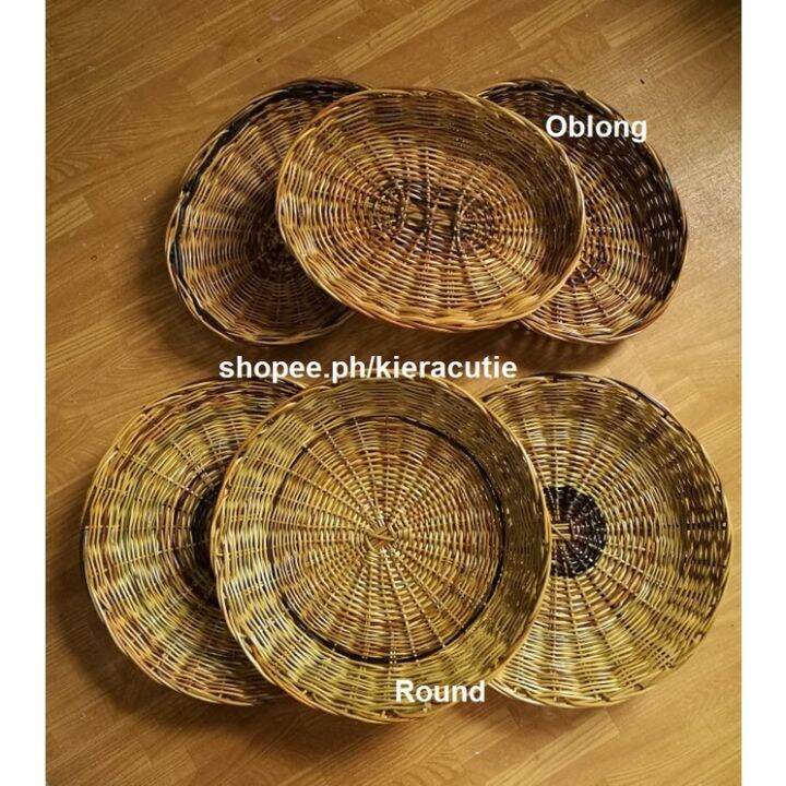 Rattan Plate Native Nito Plate Paper Plate Holder Nature Friendly and