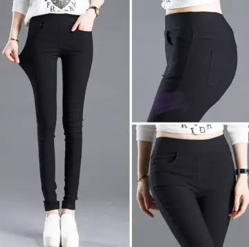 Jeans & Trousers, Black Jeggings With Pocket For Women