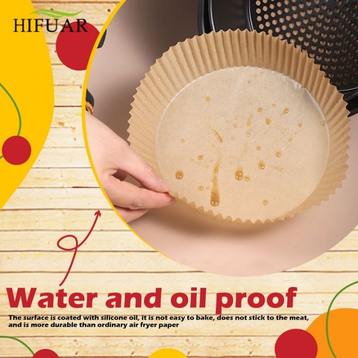 Air fryer paper household non-stick silicone oil paper plate