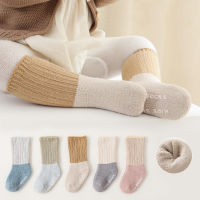 0-3Y Newborn Cotton Socks Thickened Socks for Babies Baby Socks Childrens Toddler Floor Socks Cotton Baby Non-slip Baby Socks