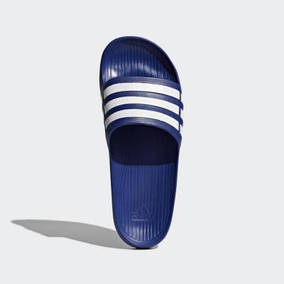 รองเท้าแตะ adidas DURAMO SLIDE (สีน้ำเงินแถบขาว)