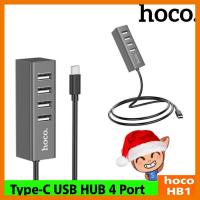 สินค้าขายดี!!! Type-C to USB HUB 4 Ports Converter (hoco. HB1) ที่ชาร์จ แท็บเล็ต ไร้สาย เสียง หูฟัง เคส ลำโพง Wireless Bluetooth โทรศัพท์ USB ปลั๊ก เมาท์ HDMI สายคอมพิวเตอร์