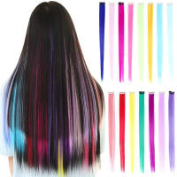 พร้อมส่ง15สี กิ๊บไฮไลท์ผมแบบตรง Hairpiece color แฮร์พีช ช่อไฮไลท์