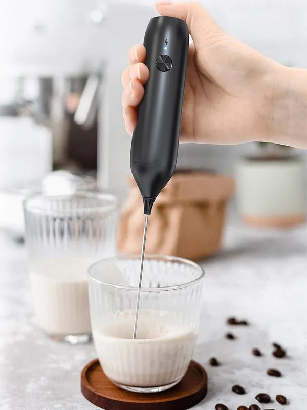 Handheld Milk Frother Electric Coffee Frother Rechargeable Electric Whisk  15000rmp Powerful Drink Mixer Milk Foamer Milk Foamer Milk Frother for Coffee  Handheld Milk Frother ILADA