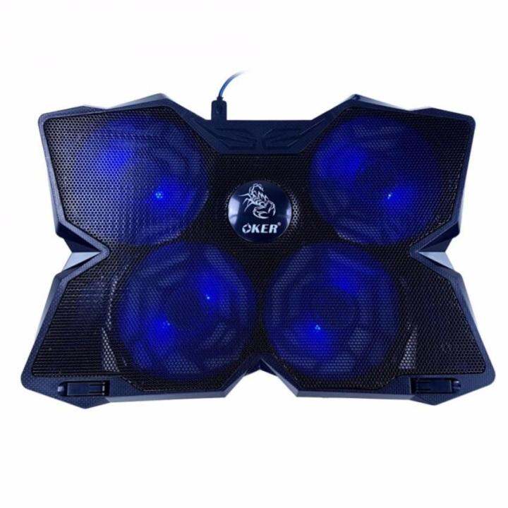 best-seller-oker-พัดลมรองโน๊ตบุ็ค-gaming-laptop-cooling-pad-4-fans-รุ่น-x729-สีดำ-แถมฟรี-แผ่นรองเมาส์-oker-มูลค่า-90บาท-1704-ที่ชาร์จ-หูฟัง-เคส-airpodss-ลำโพง-wireless-bluetooth-คอมพิวเตอร์-โทรศัพท์-u