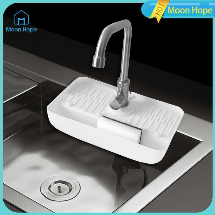Moon Hope Faucet Drain Mat Sink Gadgets for Laundry Room Kitchen