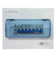 P&amp;P LEKISE ตู้คอนซูมเมอร์ยูนิตสำเร็จ 6 ช่อง 50A กันดูด