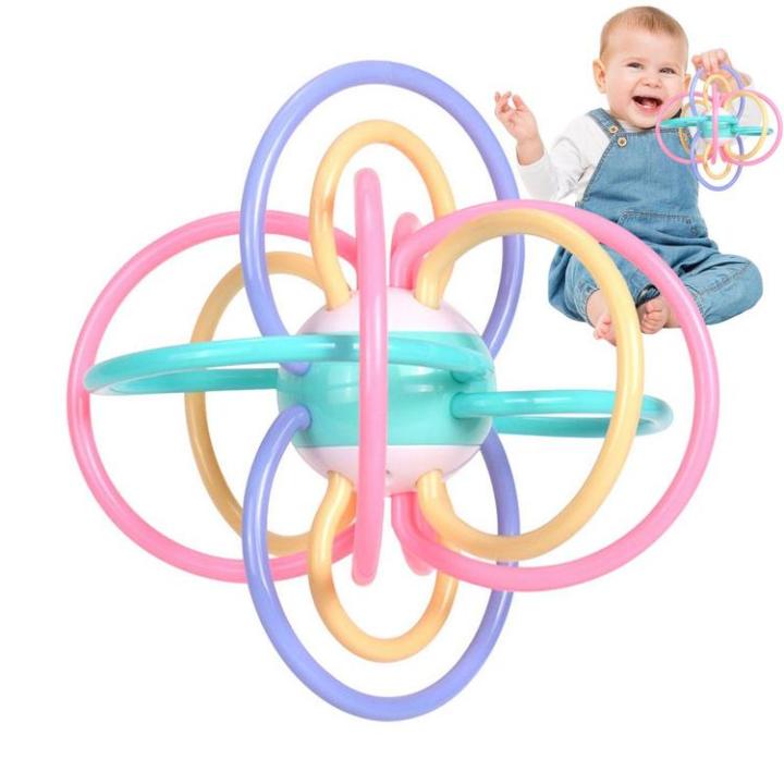baby-teether-toys-soft-manhattan-hand-ball-toy-newborn-baby-teething-ball-sensory-toys-teether-for-improving-hands-on-and-auditory-perception-superior