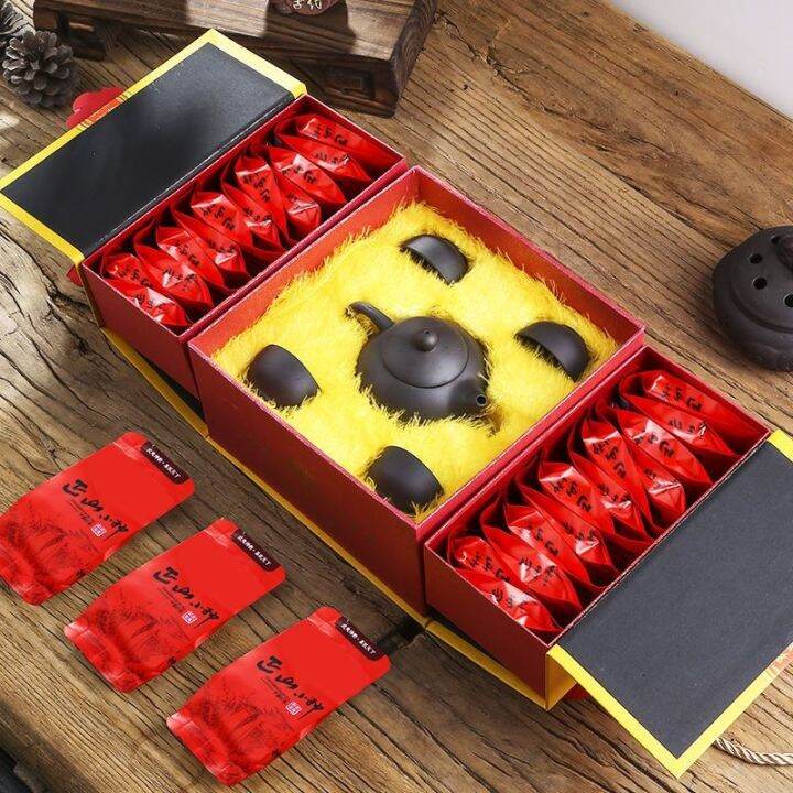 Festival gift tea tea set Lapsang Souchong Jinjunmei Dahongpao