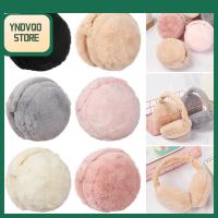 YNDVQO STORE สะดวกสบาย ฤดูใบไม้ร่วงและฤดูหนาว พับได้ สีทึบ ที่ปิดหู ที่ครอบหู ที่ปิดหูกันหนาวผู้หญิง