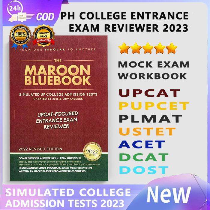 Quality Assurance ☁ UPCAT Reviewer 2023 Maroon Bluebook - Updated UPCAT ...